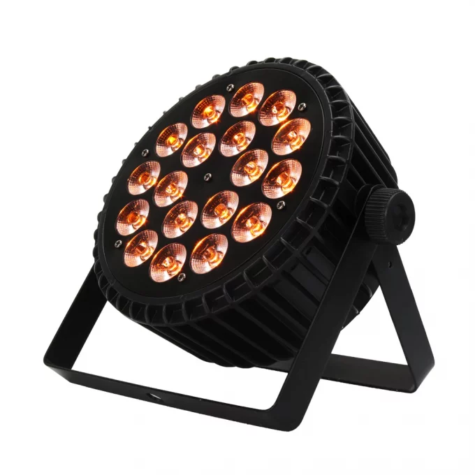 LED Flat Par 18x18W RGBWA+UV
