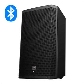 EV ZLX15BT Black 15" 2-Way Class D Powered Speaker with Bluetooth
